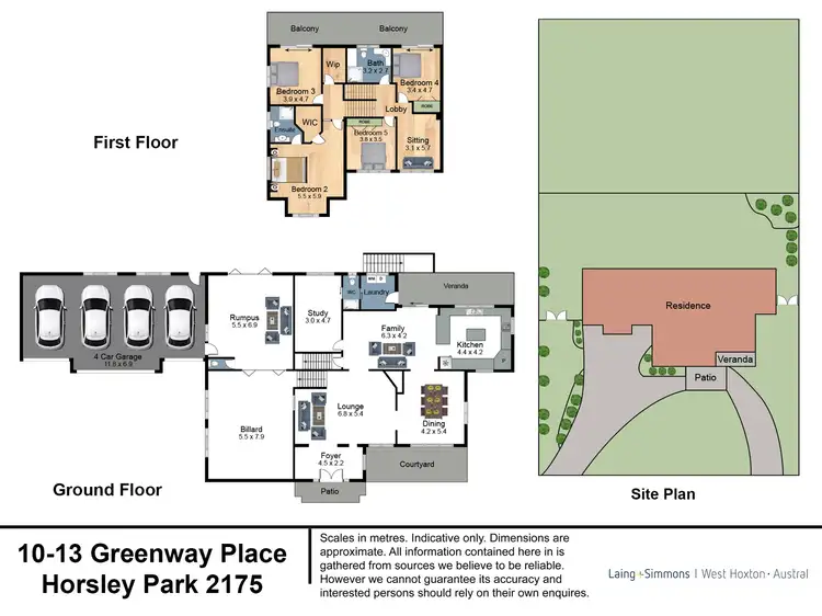 Floorplan of Homely house listing, 10-13 Greenway Place, Horsley Park NSW 2175