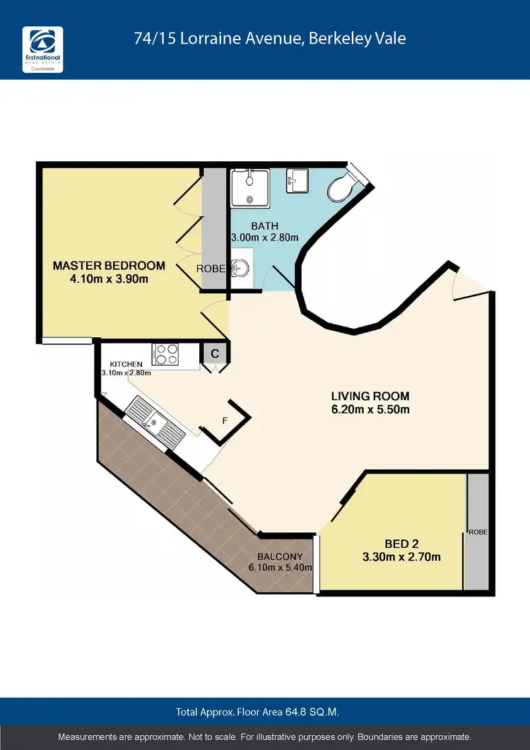 Floorplan of Homely unit listing, 74/15 Lorraine Avenue, Berkeley Vale NSW 2261