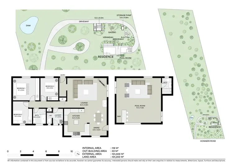 Floorplan of Homely rural property listing, 38 Honners Road, Mudgee NSW 2850