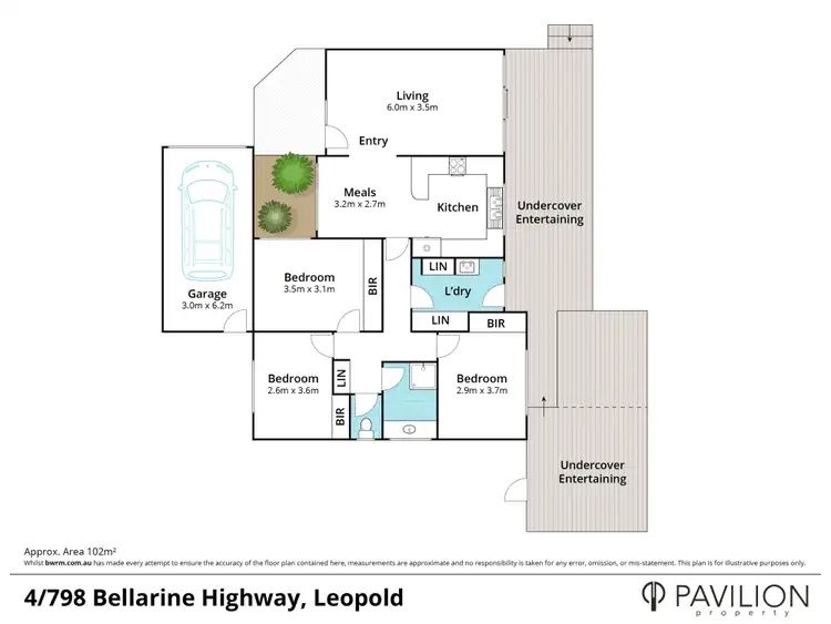 Floorplan of Homely unit listing, 4/798 Bellarine Highway, Leopold VIC 3224