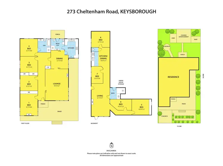 Floorplan of Homely house listing, 273 Cheltenham Road, Keysborough VIC 3173