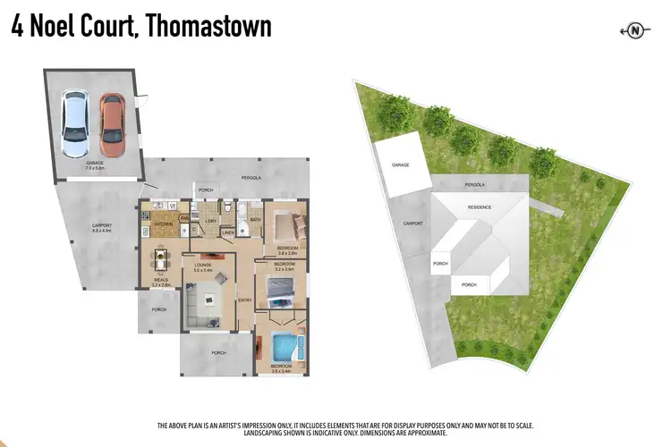 Floorplan of Homely house listing, 4 Noel Court, Thomastown VIC 3074