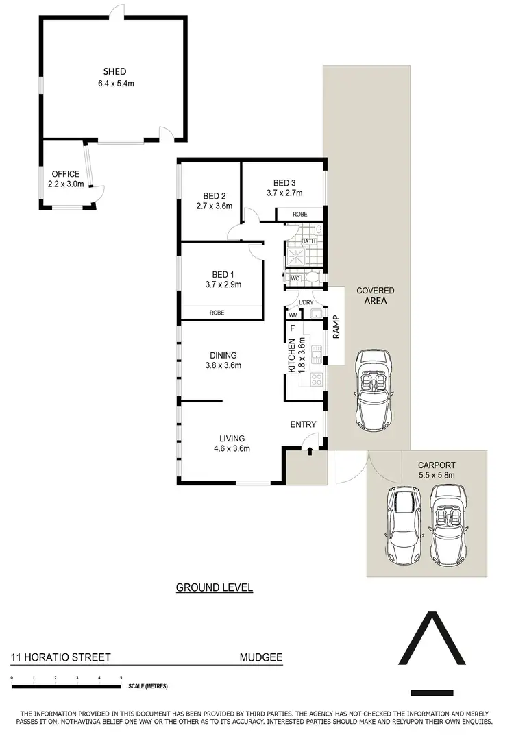 Floorplan of Homely house listing, 11 Horatio Street, Mudgee NSW 2850