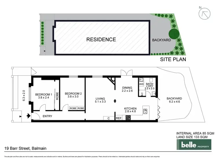 Floorplan of Homely house listing, 19 Barr Street, Balmain NSW 2041