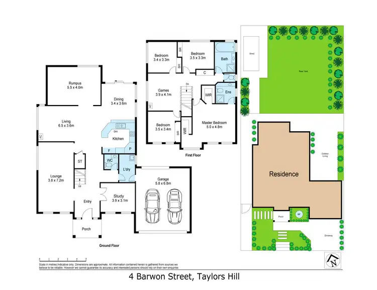 Floorplan of Homely house listing, 4 Barwon Street, Taylors Hill VIC 3037