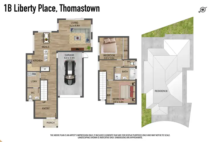 Floorplan of Homely house listing, 1B Liberty Place, Thomastown VIC 3074
