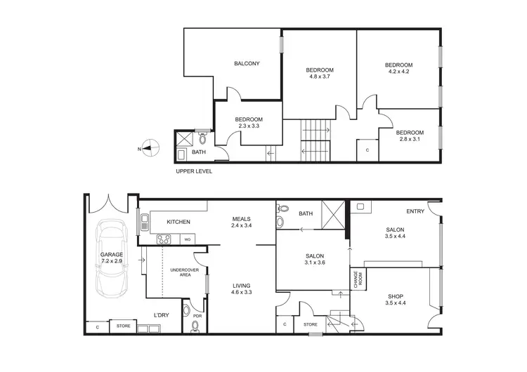 Floorplan of Homely house listing, 498-500 Queensberry Street, North Melbourne VIC 3051