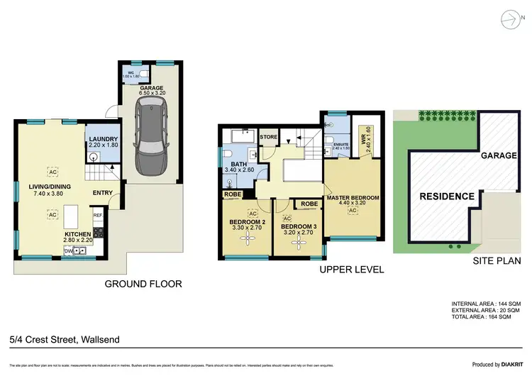 Floorplan of Homely house listing, 5/4 Crest Road, Wallsend NSW 2287