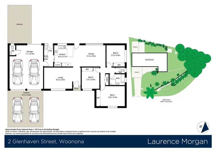 Floorplan of Homely house listing, 2 Glenhaven Street, Woonona NSW 2517