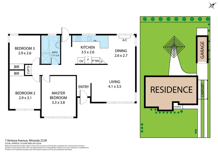 Floorplan of Homely house listing, 7 Ventura Avenue, Miranda NSW 2228