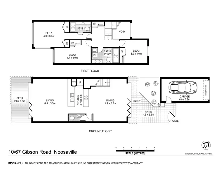 Floorplan of Homely townhouse listing, 10/67 Gibson Road, Noosa Waters QLD 4566