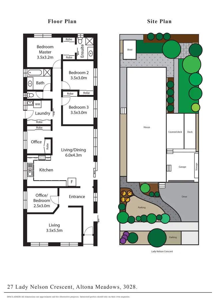 Floorplan of Homely house listing, 27 Lady Nelson Crescent, Altona Meadows VIC 3028