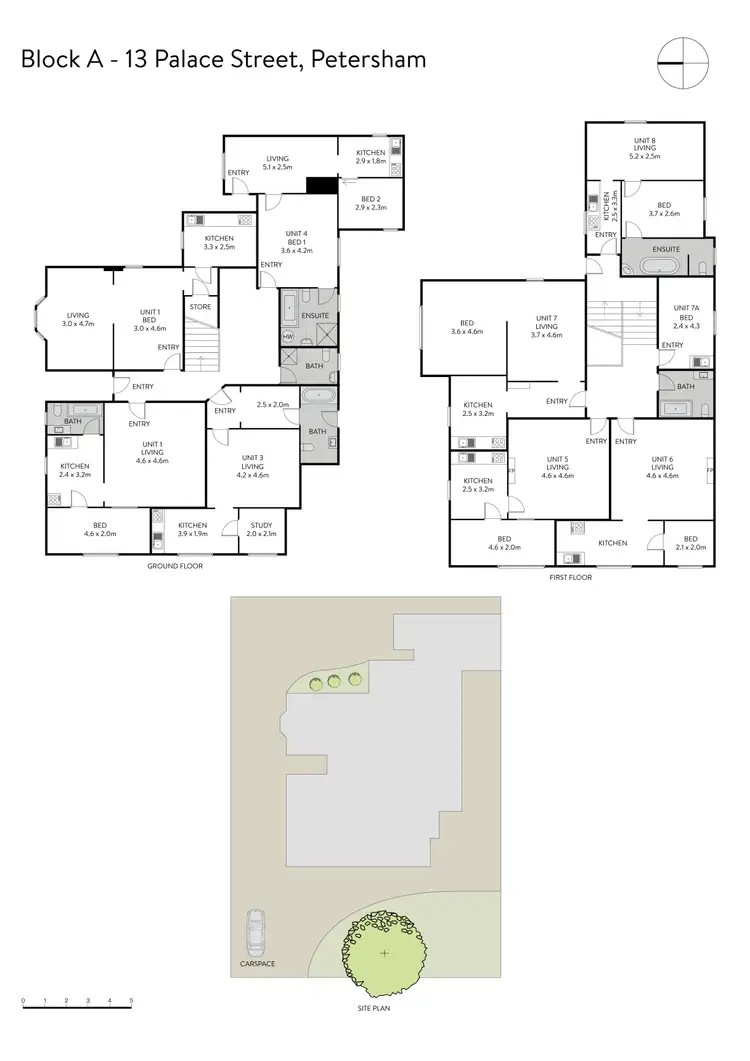 Floorplan of Homely block of units listing, 13 Palace Street, Petersham NSW 2049