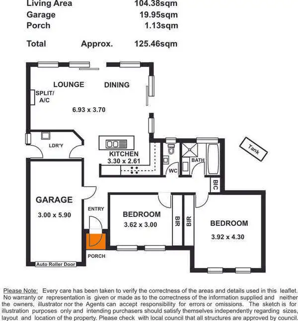 Floorplan of Homely unit listing, 47 Camira Way, Salisbury North SA 5108
