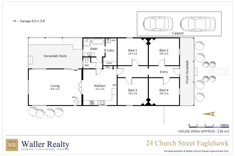 Floorplan of Homely house listing, 24 Church Street, Eaglehawk VIC 3556