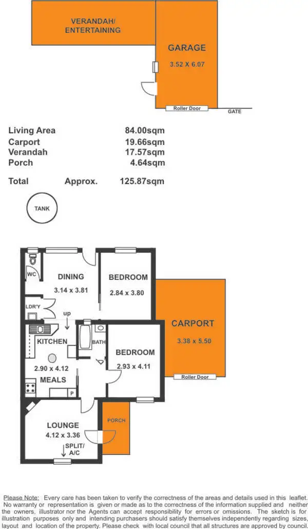 Floorplan of Homely house listing, 19 Phillis Terrace, Peterhead SA 5016