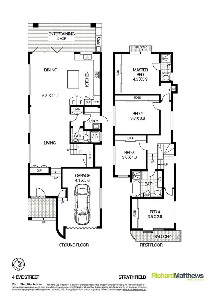 Floorplan of Homely house listing, 4 Eve Street, Strathfield NSW 2135