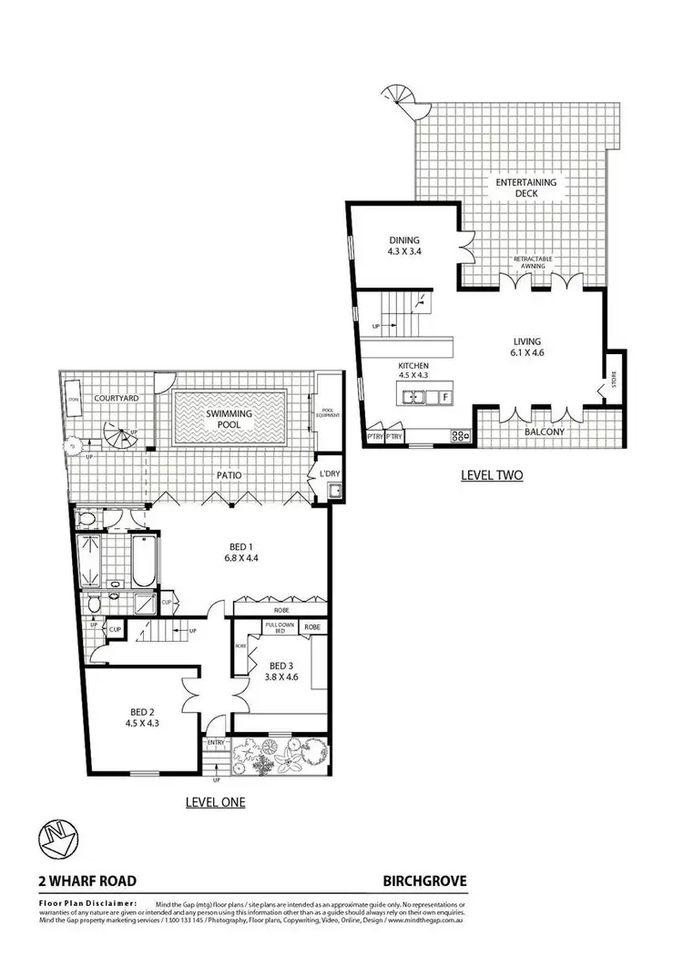 Floorplan of Homely house listing, 2 Wharf Road, Birchgrove NSW 2041