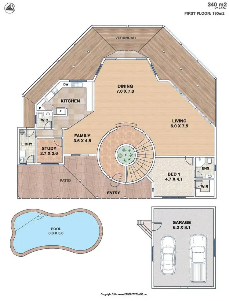 Floorplan of Homely house listing, 3 Loedna Place, Lennox Head NSW 2478
