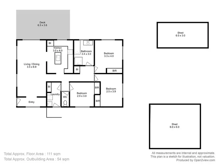 Floorplan of Homely house listing, 17 Skeggs Avenue, White Beach TAS 7184