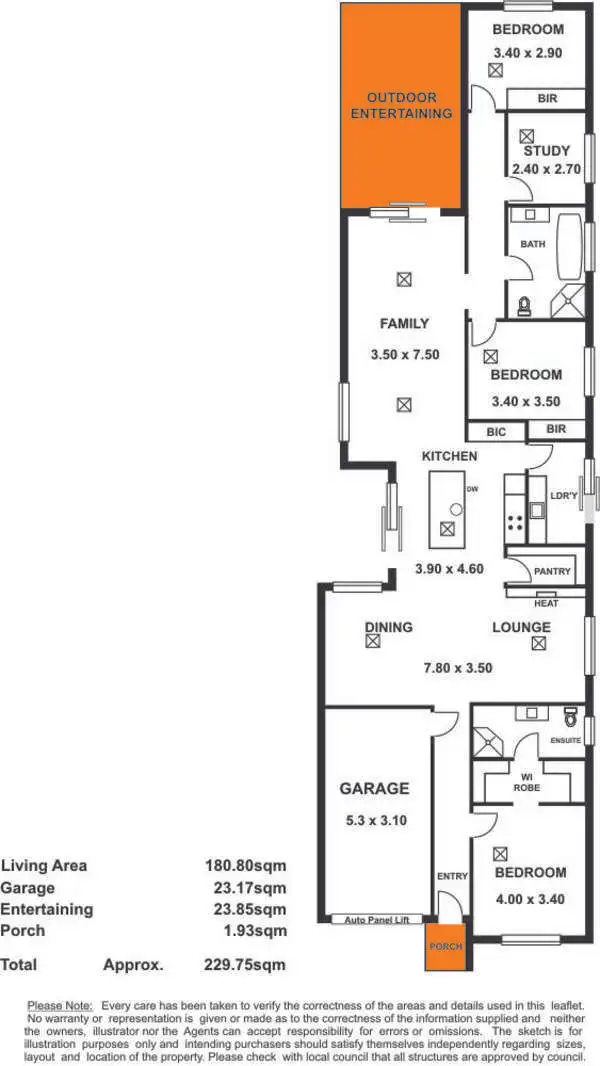 Floorplan of Homely house listing, 7B Newman Street, Magill SA 5072