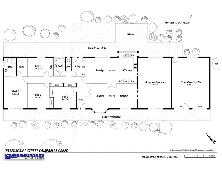 Floorplan of Homely house listing, 73 Moscript Street, Campbells Creek VIC 3451