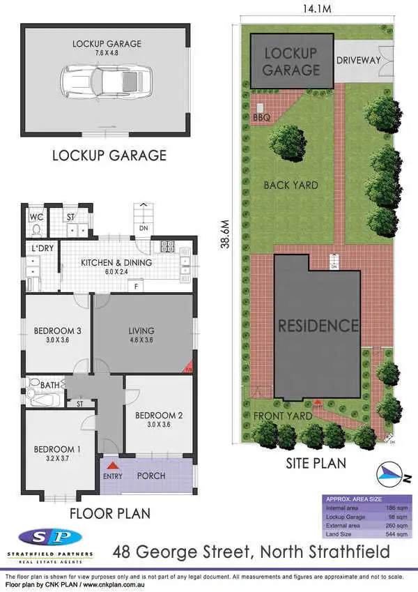 Floorplan of Homely house listing, 48 George Street, North Strathfield NSW 2137
