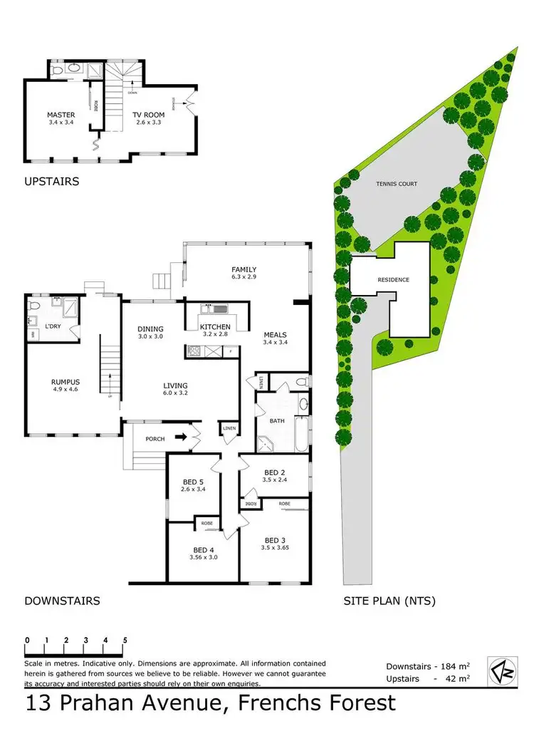 Floorplan of Homely house listing, 13 Prahran Avenue, Frenchs Forest NSW 2086