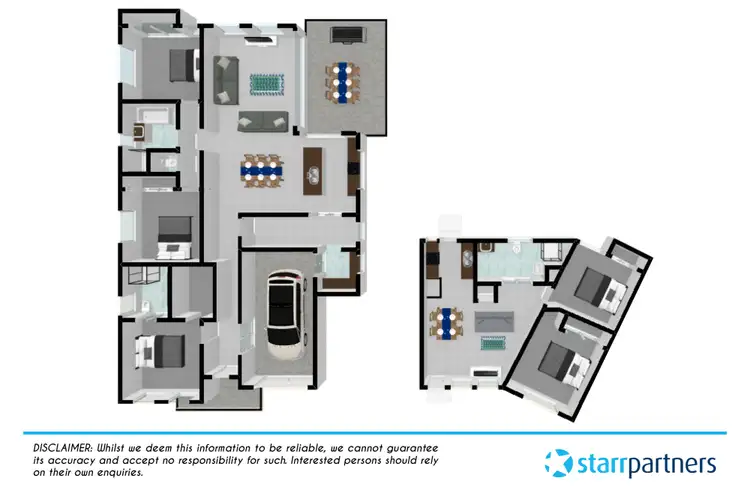 Floorplan of Homely house listing, 6 & 6a Brunswick Close, Colyton NSW 2760