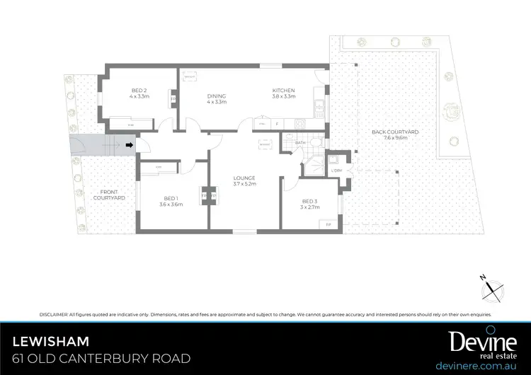Floorplan of Homely house listing, 61 Old Canterbury Road, Lewisham NSW 2049