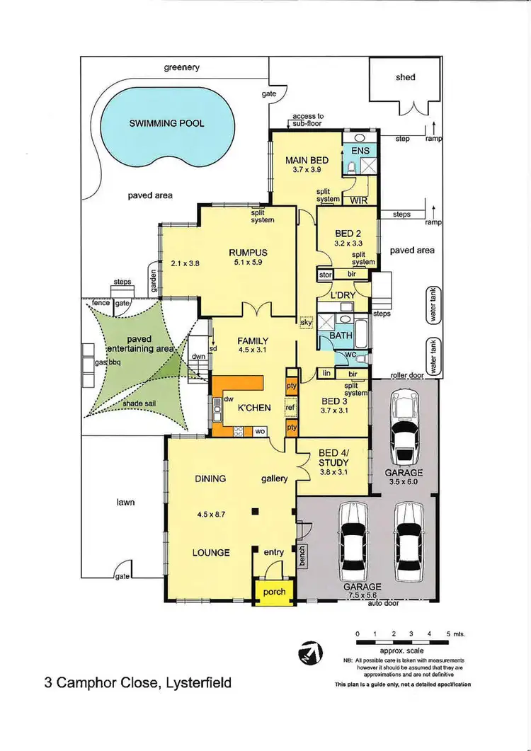 Floorplan of Homely house listing, 3 Camphor Close, Lysterfield VIC 3156
