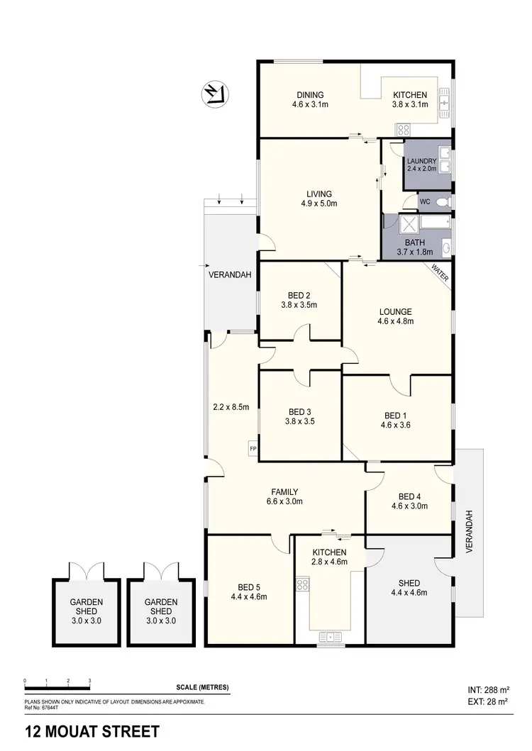 Floorplan of Homely house listing, 12 Mouat Street, Sailors Gully VIC 3556