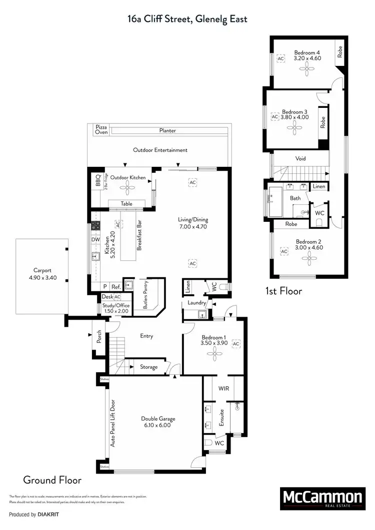 Floorplan of Homely house listing, 16a Cliff Street, Glenelg East SA 5045