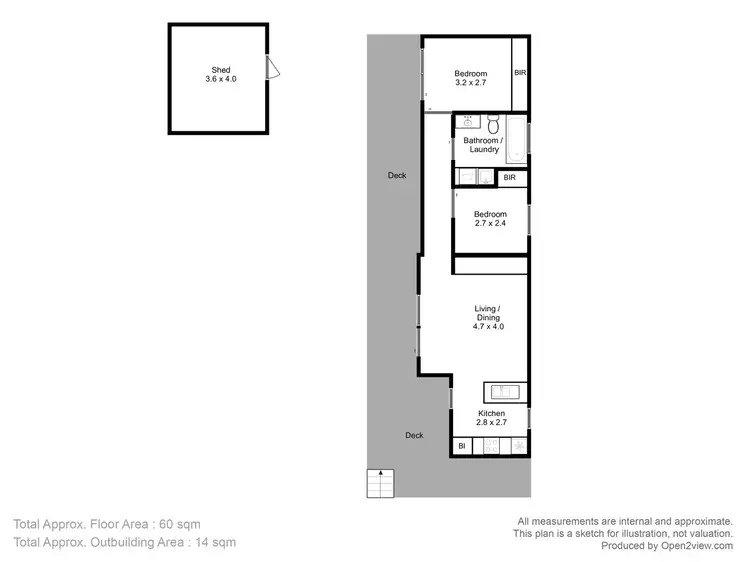 Floorplan of Homely house listing, 8 First Avenue, Dodges Ferry TAS 7173