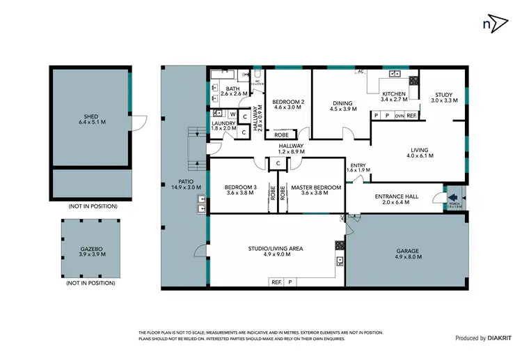 Floorplan of Homely house listing, 1 Grand Parade, Epping VIC 3076