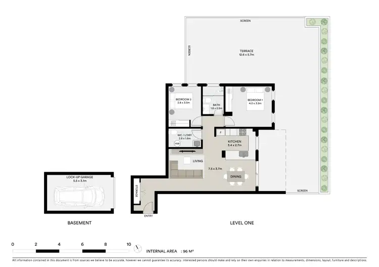 Floorplan of Homely unit listing, 8/9 East Parade, Sutherland NSW 2232