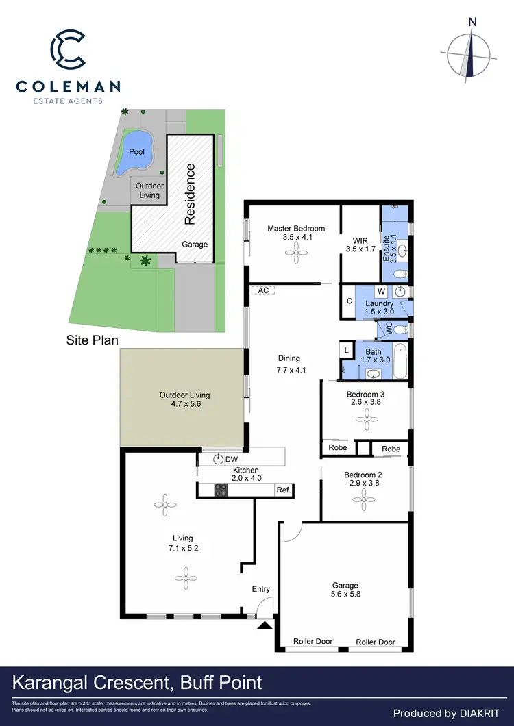 Floorplan of Homely house listing, 12 Karangal Crescent, Buff Point NSW 2262