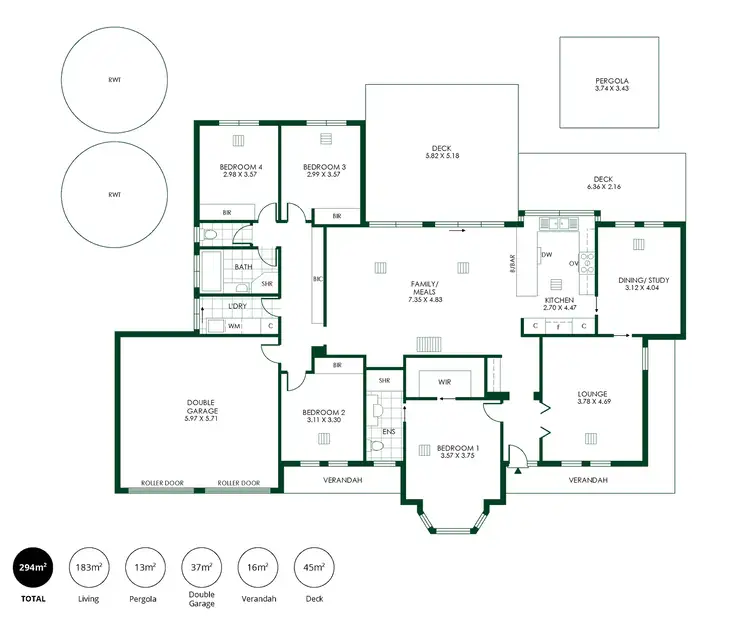 Floorplan of Homely house listing, 33 Memorial Drive, Tungkillo SA 5236