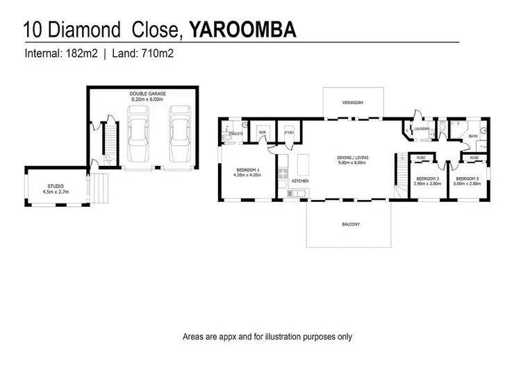 Floorplan of Homely house listing, 10 Diamond Close, Yaroomba QLD 4573