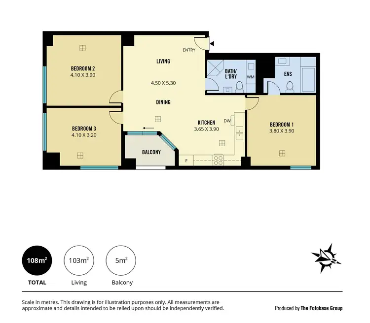 Floorplan of Homely apartment listing, 401/39 Grenfell Street, Adelaide SA 5000