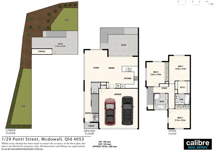 Floorplan of Homely townhouse listing, 1/29 Ponti Street, Mcdowall QLD 4053