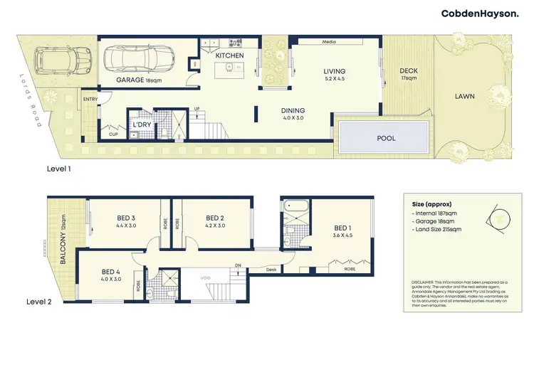 Floorplan of Homely house listing, 22 Lords Road, Leichhardt NSW 2040