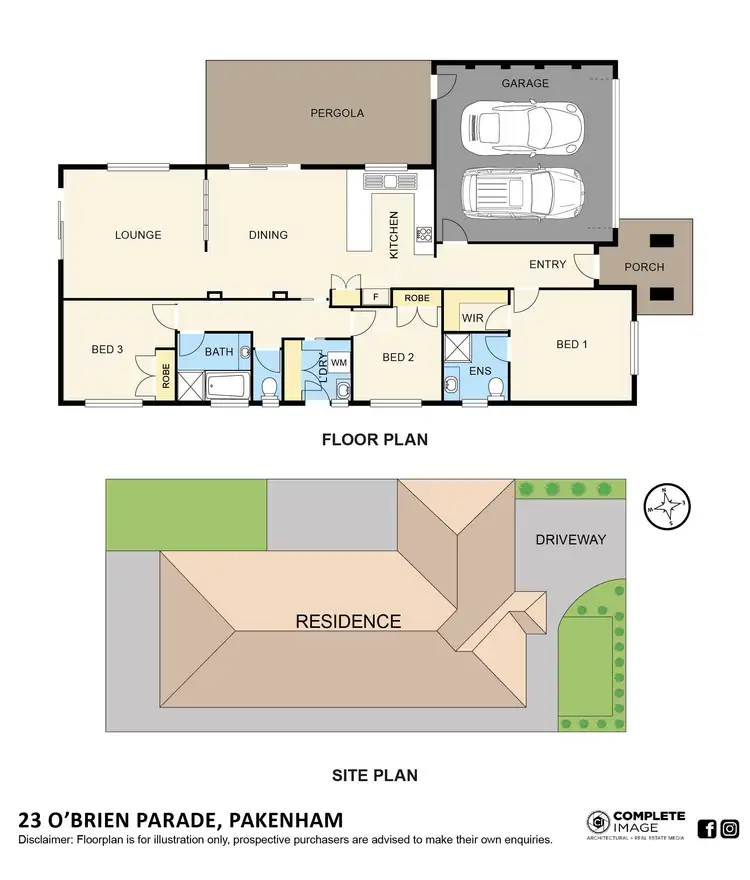 Floorplan of Homely house listing, 23 Obrien Parade, Pakenham VIC 3810