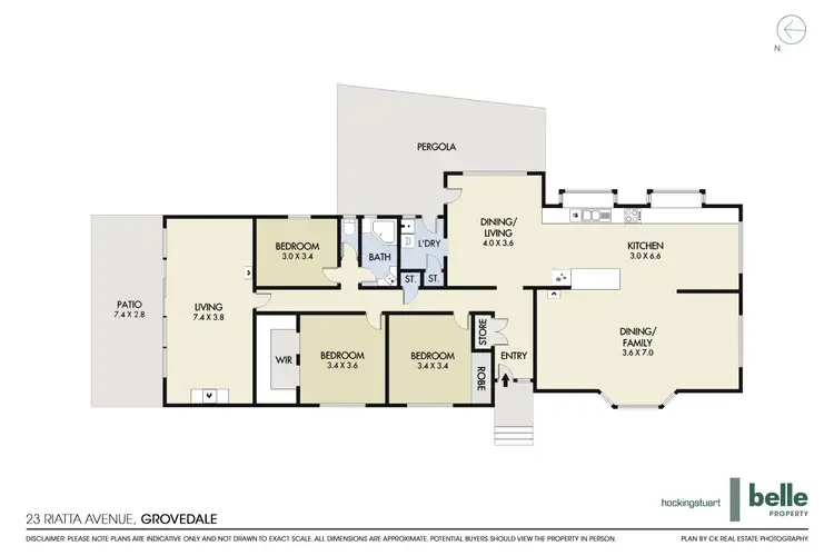 Floorplan of Homely house listing, 23 Riatta Avenue, Grovedale VIC 3216