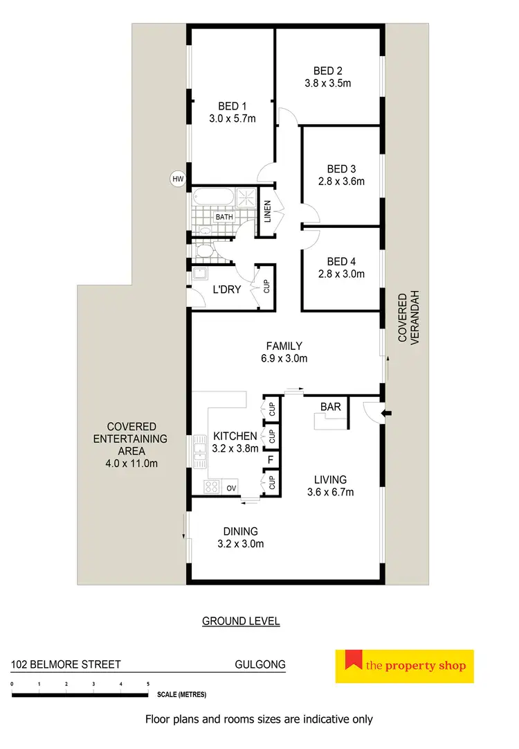Floorplan of Homely house listing, 102 Belmore Street, Gulgong NSW 2852