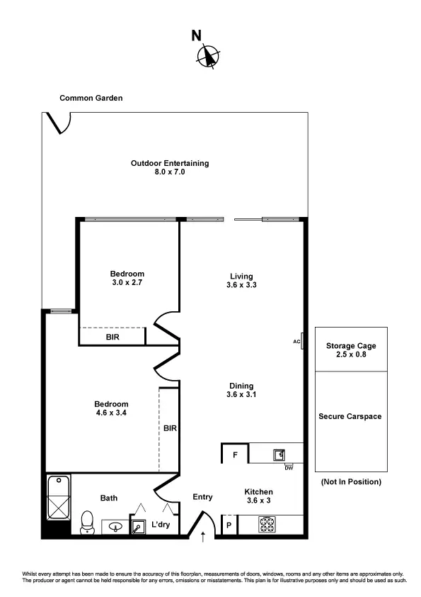 Floorplan of Homely apartment listing, 211/105 Pier Street, Altona VIC 3018
