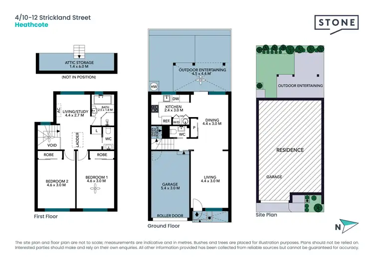 Floorplan of Homely townhouse listing, 4/10-12 Strickland Street, Heathcote NSW 2233