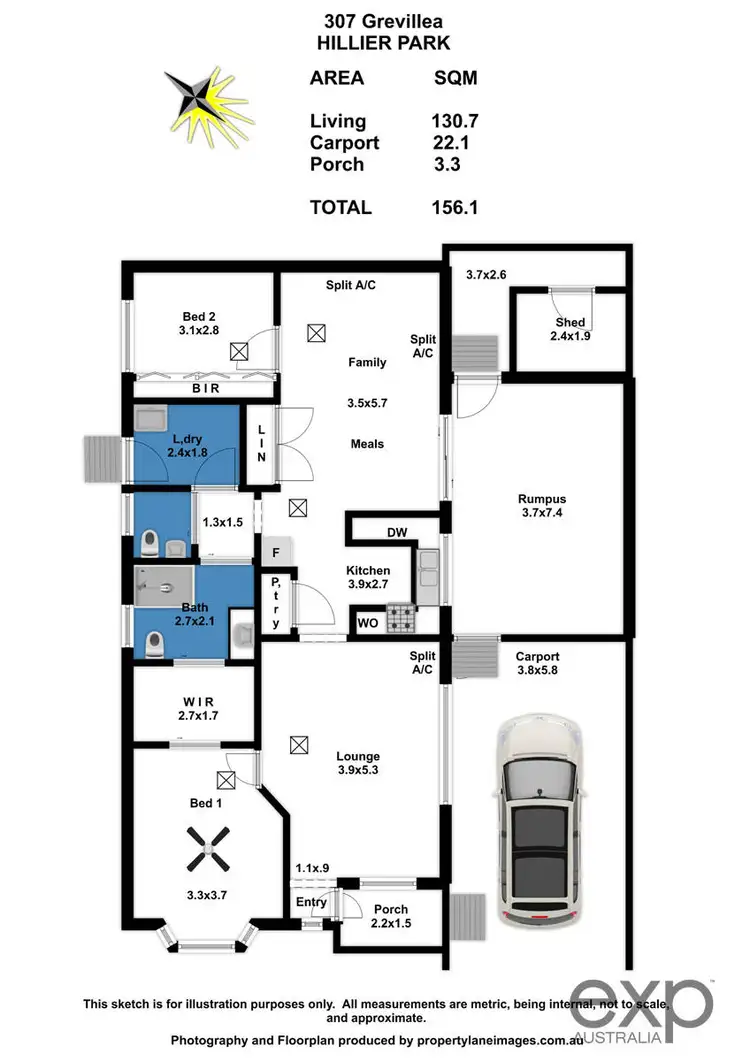 Floorplan of Homely house listing, 36 Hillier Grevillea Drive, Hillier SA 5116