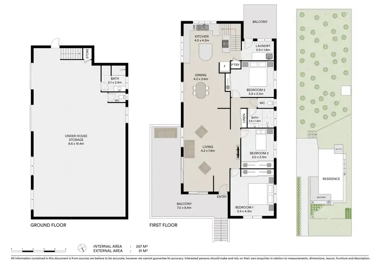 Floorplan of Homely house listing, 22 Prospect Street, Rosslyn QLD 4703
