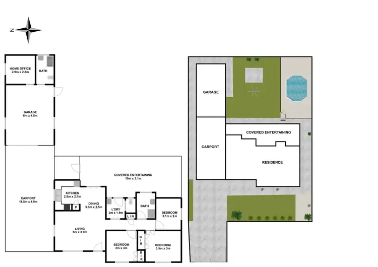Floorplan of Homely house listing, 17A Lamonerie Street, Toongabbie NSW 2146
